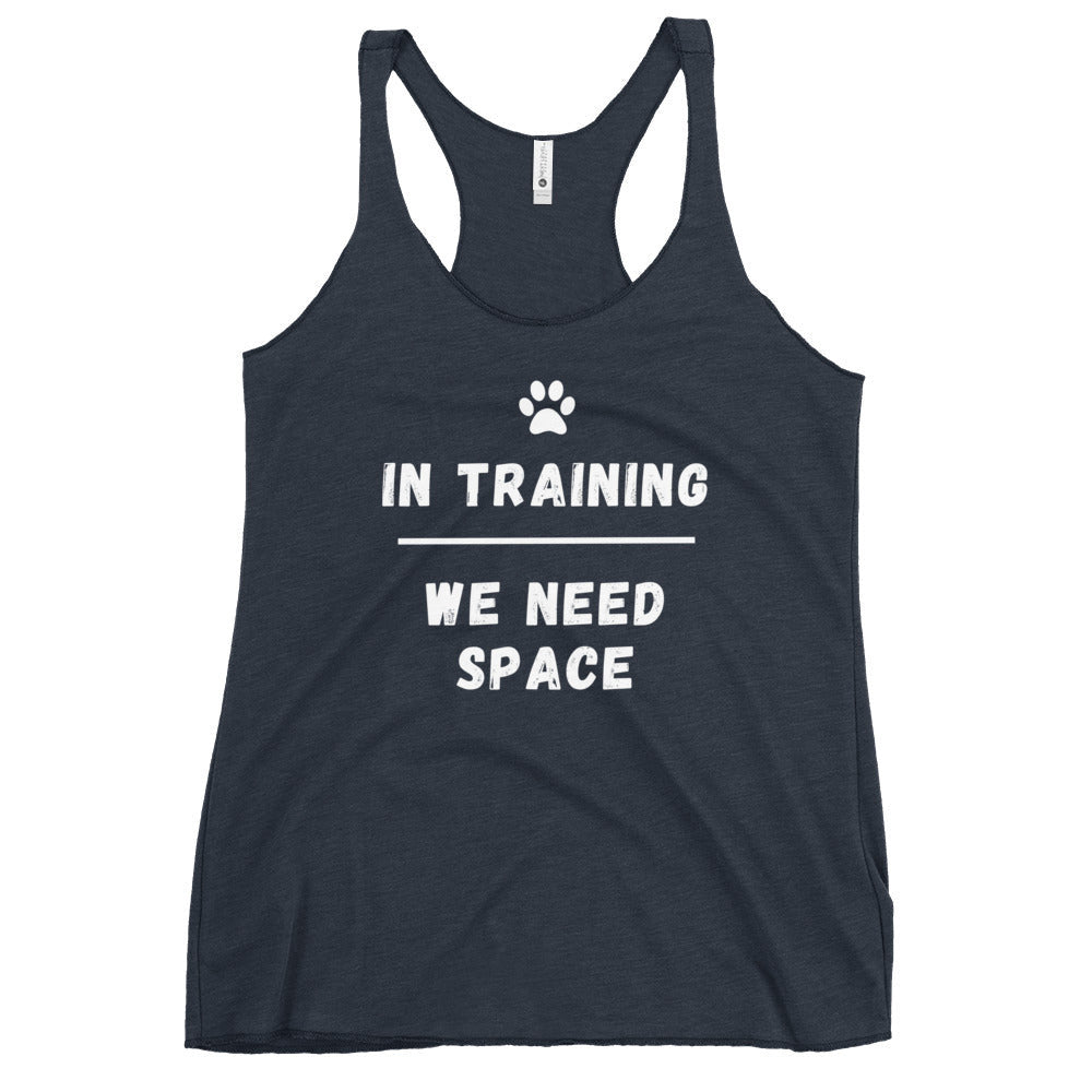 Dog In Training Tank