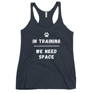 Dog In Training Tank