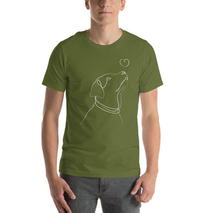 Dog Love Outline T-Shirt