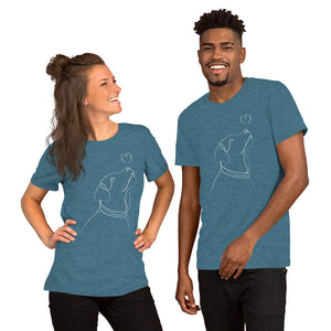 Dog Love Outline T-Shirt