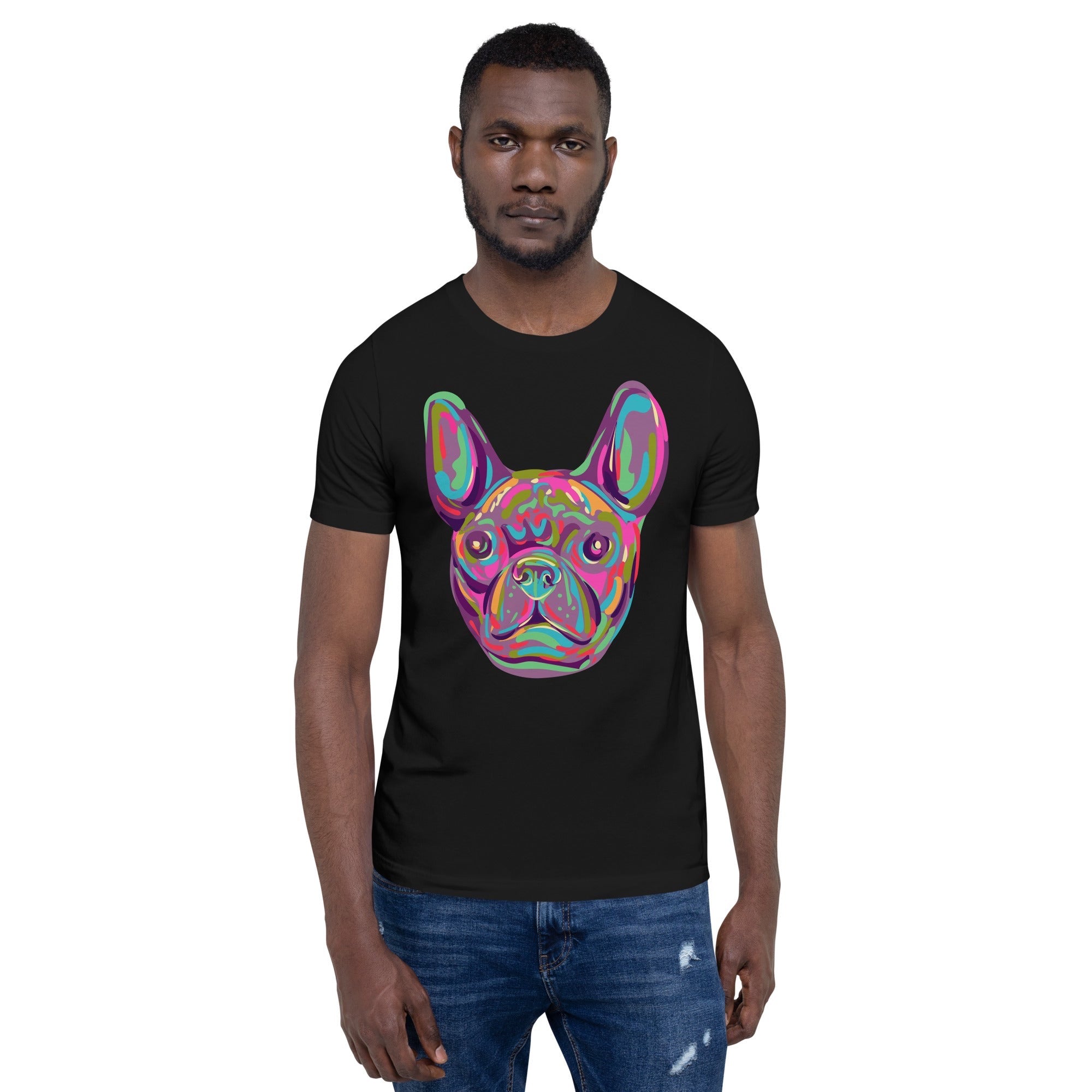 Frenchie Colourful T-Shirt