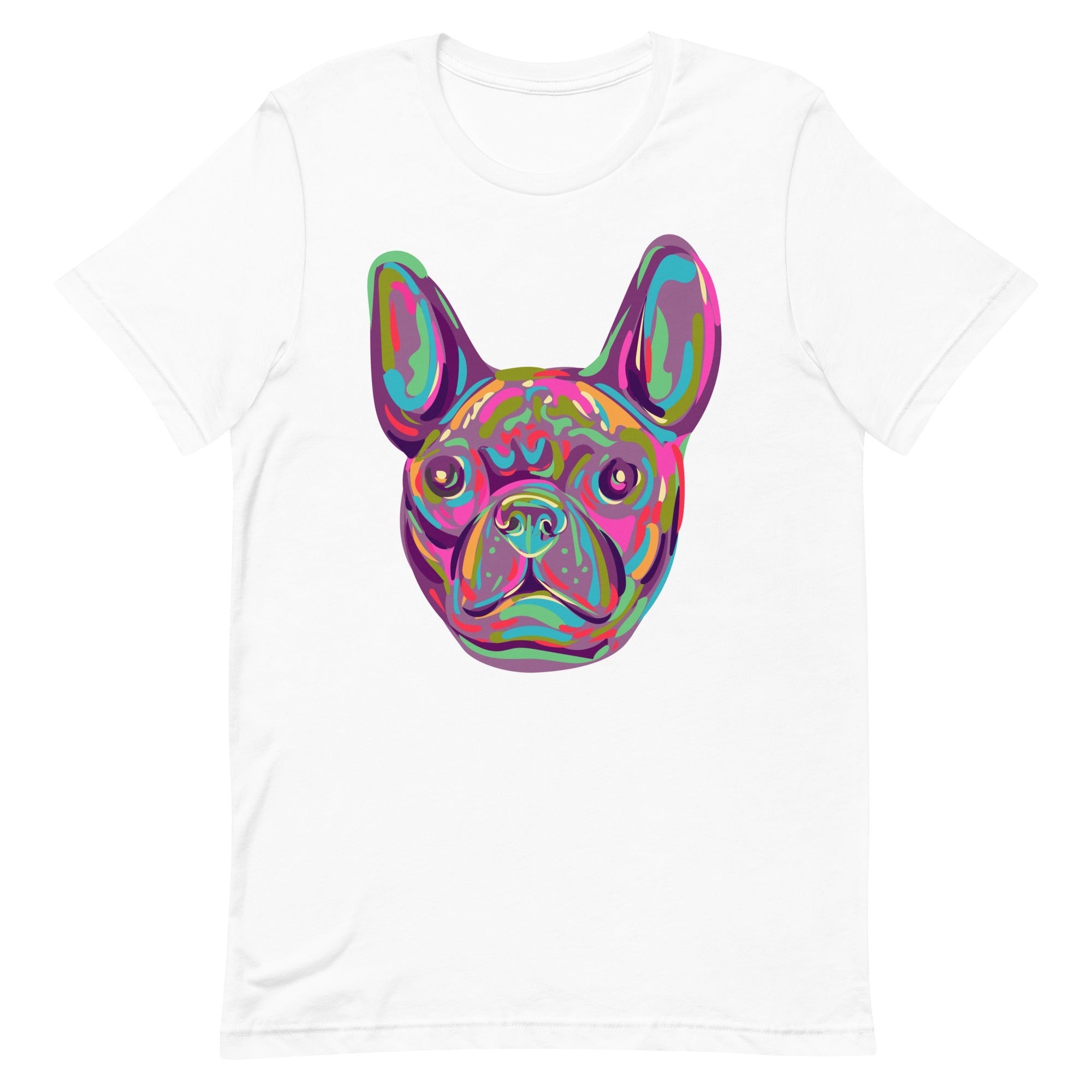 Frenchie Colourful T-Shirt