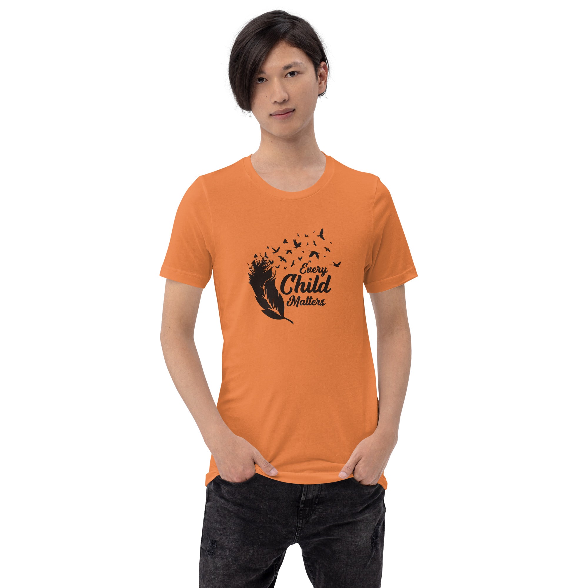 Every Child Matters Feather Unisex T-Shirt