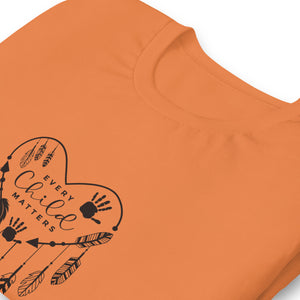 Every Child Matters Heart Dreamcatcher Unisex T-Shirt