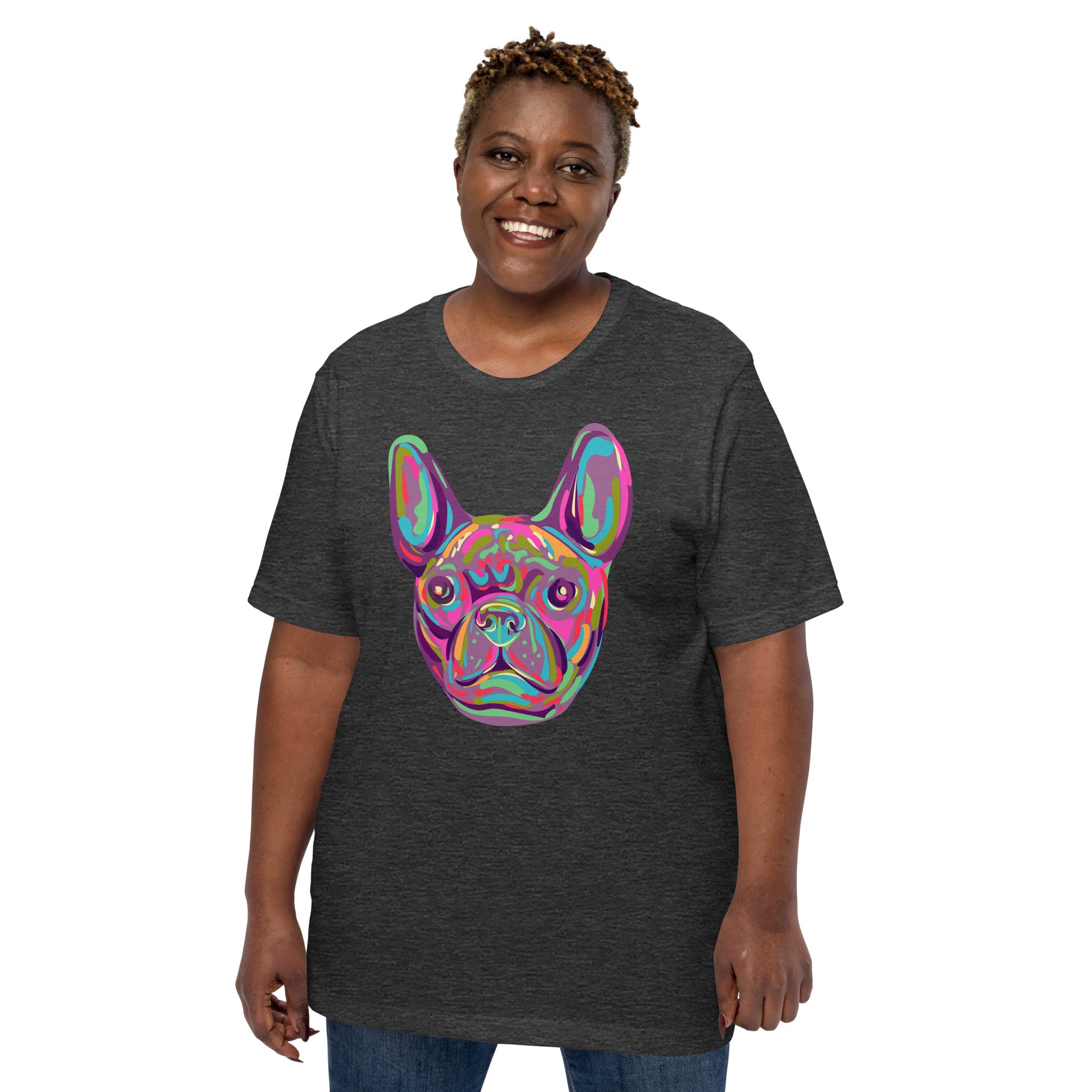 Frenchie Colourful T-Shirt