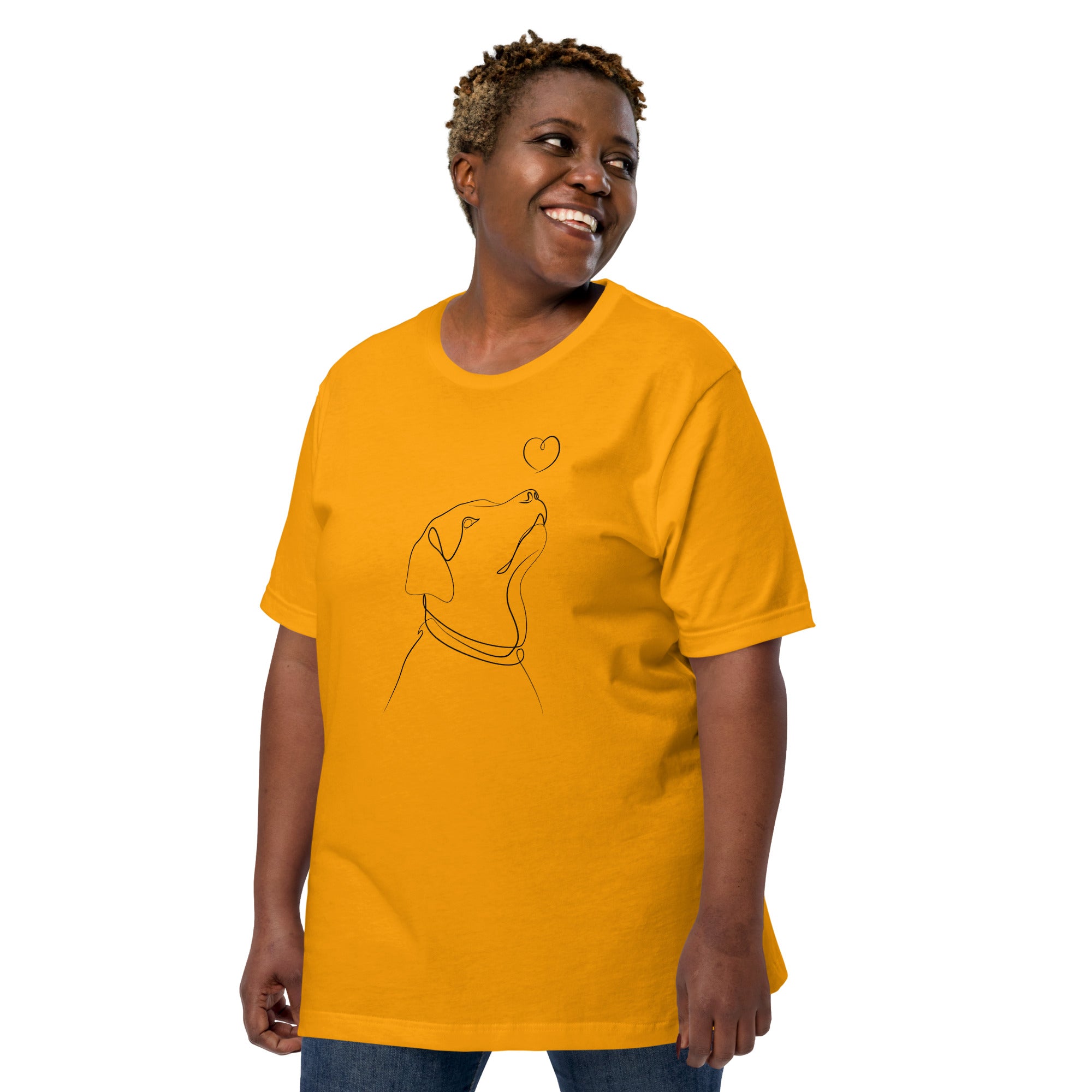 Dog Love Outline T-Shirt