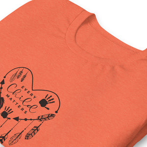 Every Child Matters Heart Dreamcatcher Unisex T-Shirt