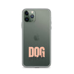 Dog Mom Clear iPhone Case
