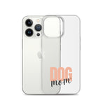 Dog Mom Clear iPhone Case