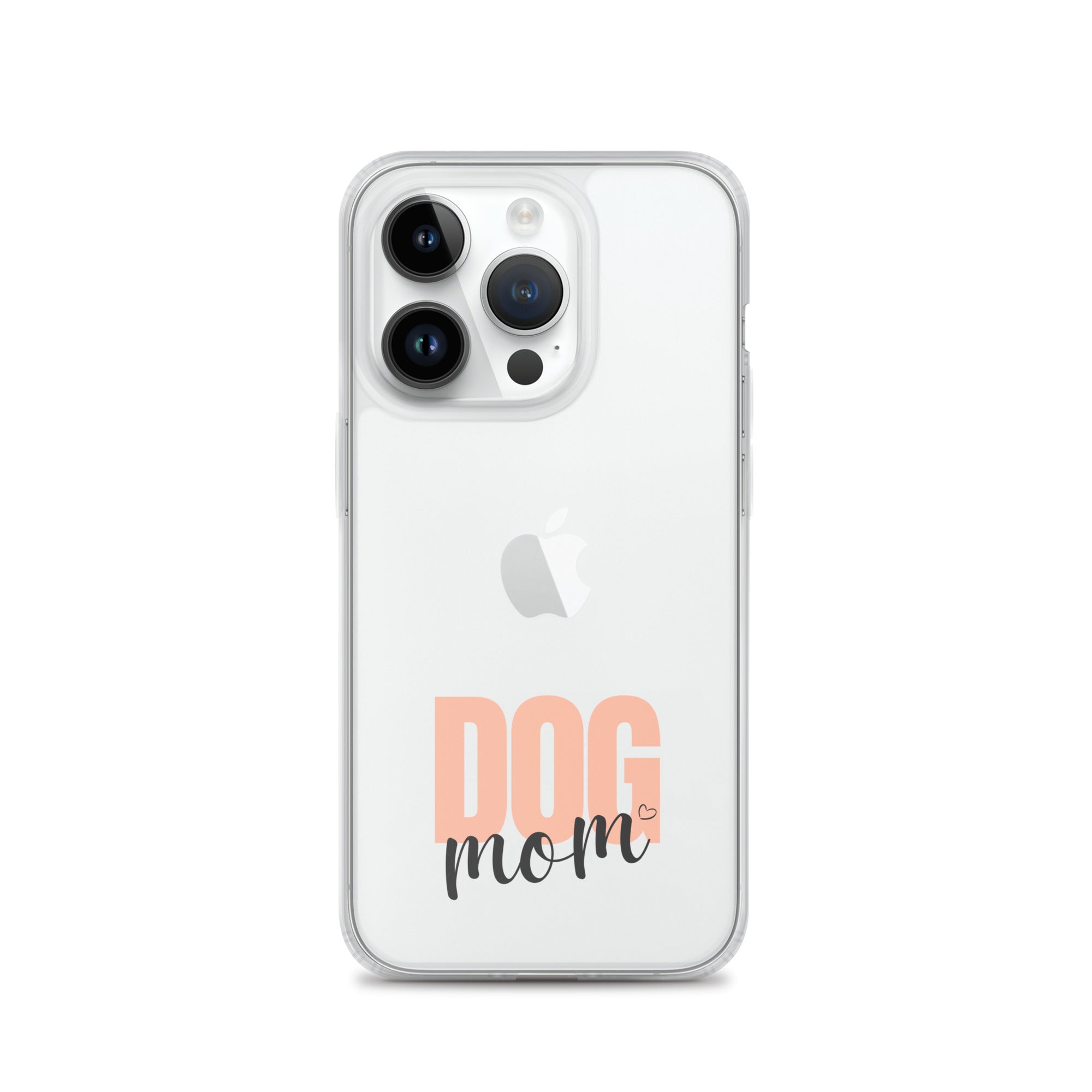 Dog Mom Clear iPhone Case